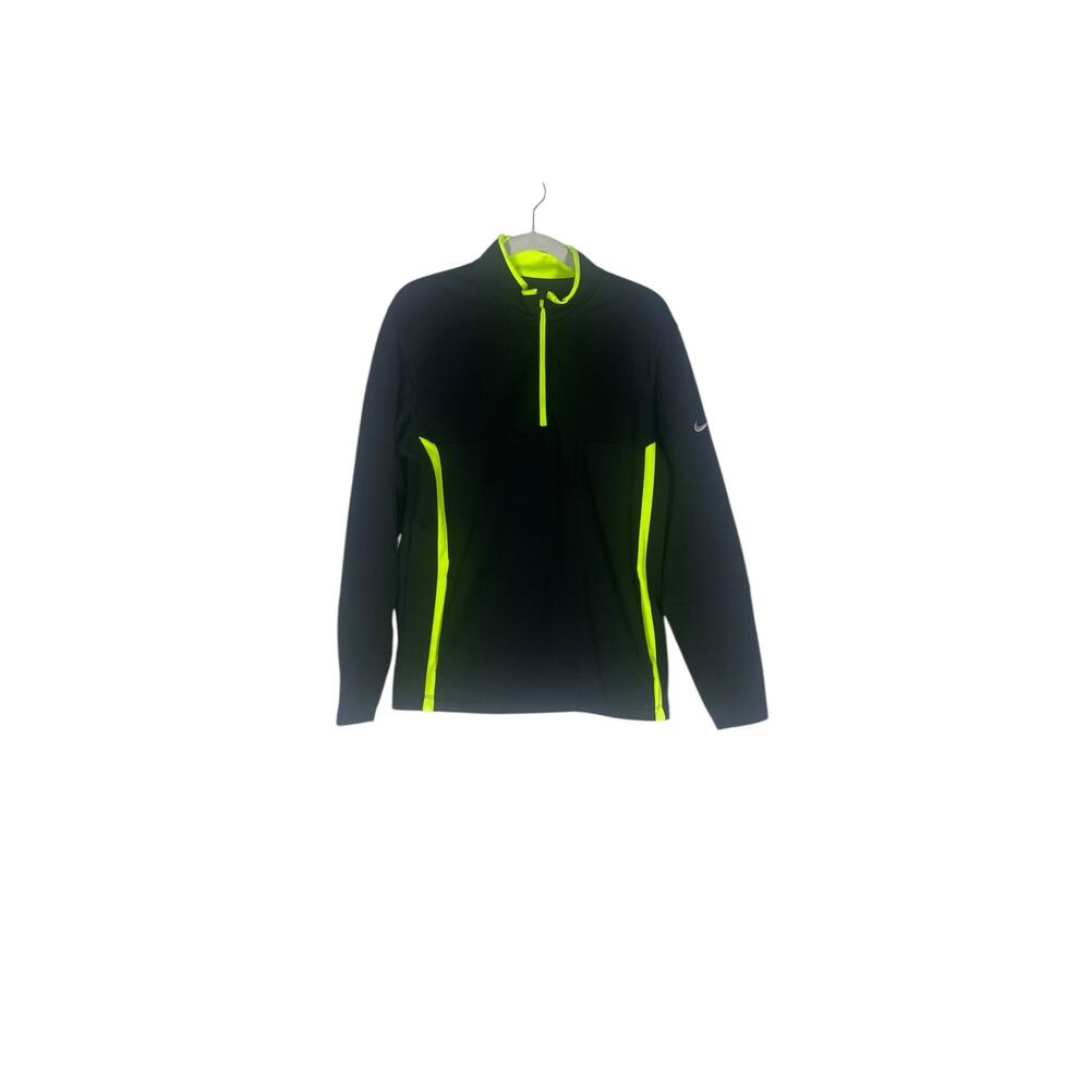 Men's Nike Golf Standard Fit Black 1/2 Zip Pullover Size Small